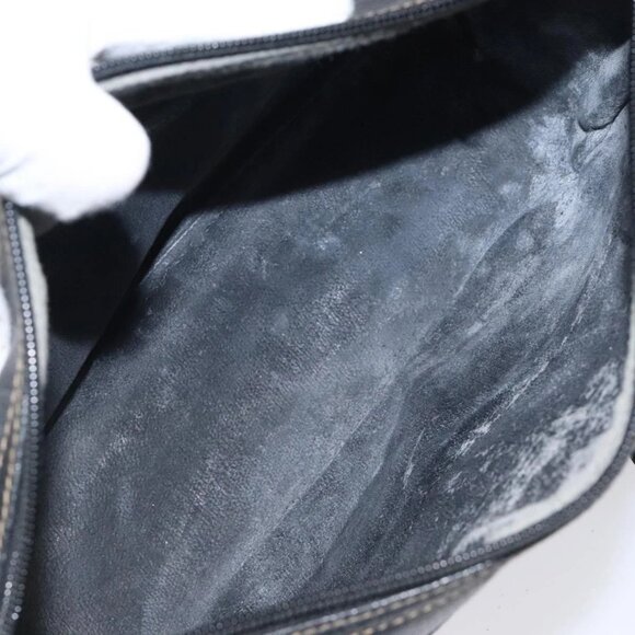 GUCCI GG Supreme Web Sherry Line Shoulder Bag PVC Black 89 02 077 Auth 117764 - Picture 12 of 16